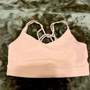 Athleta xs crossback sports bra. Light pink.